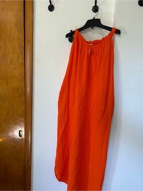 Old Navy Bright Orange Maxi Skirt NWT